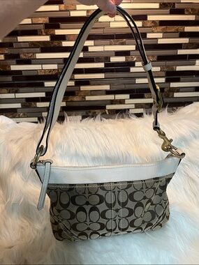 Coach | Bags | Coach Soho Purse Gray Charcoal Signature Shoulder